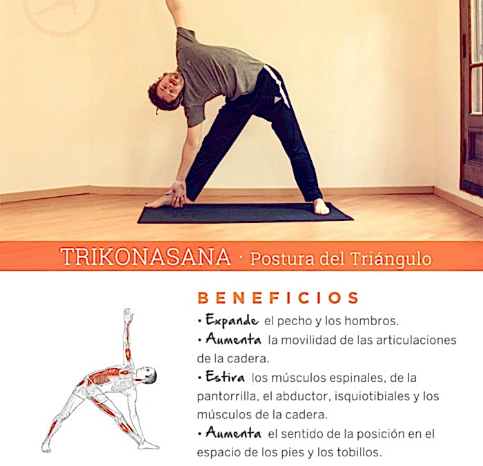 Beneficios de la práctica de Yoga · TRIKONASANA