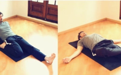 ARDHA SUPTA VAJRASANA · Beneficios de la práctica de Yoga